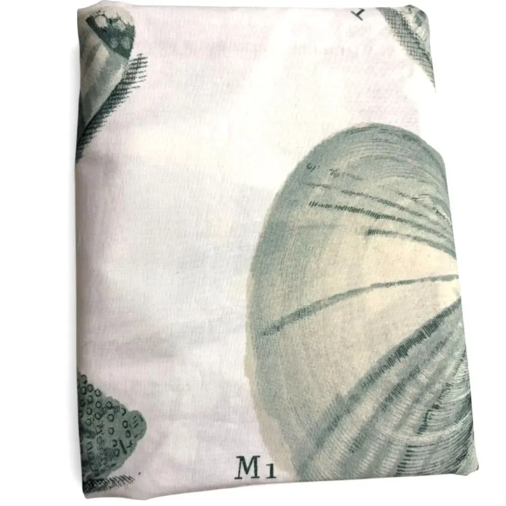 Pottery Barn Freeport Sea Shell 100% Organic Cotton Standard Pillow Sham 200TC